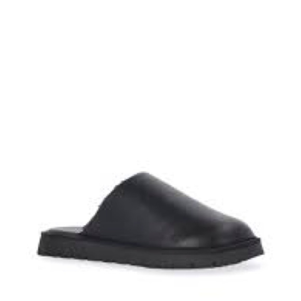 NWT Free Assembly's Women’s Faux Leather Mules Slipon Sz 11M Black